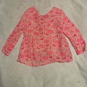 Gap Sarah Jessica Parker Pink Unicorn Top (XS)